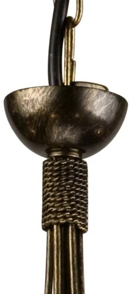 Luster na reťazi DONATO 5xE14/40W/230V