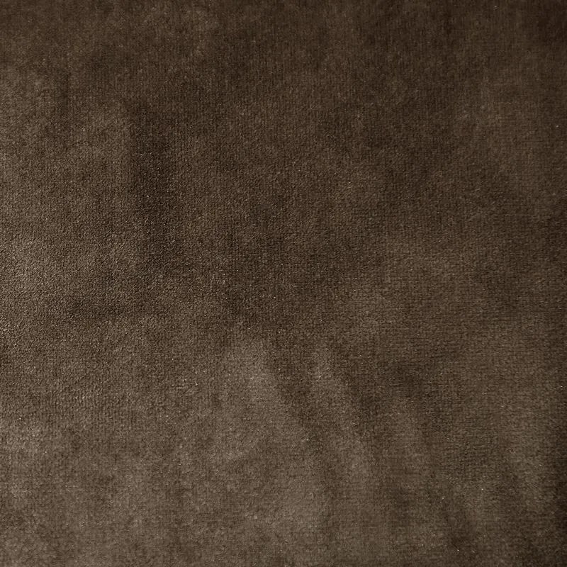 Dekorstudio Záves VILLA z exkluzívneho zamatu 140 x 250 cm v hnedej farbe - dekoračné kolieska