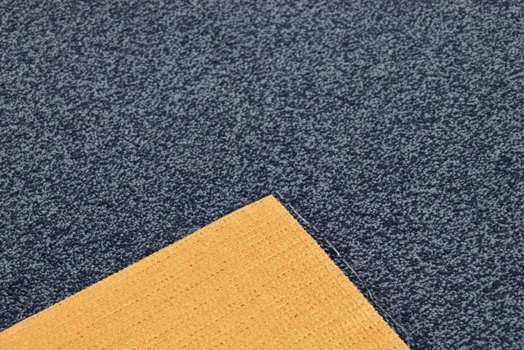 Lano, Kusový koberec Supersoft s bordurou 710 tm. modrý, 160x230, modrá, chodba / predsieň