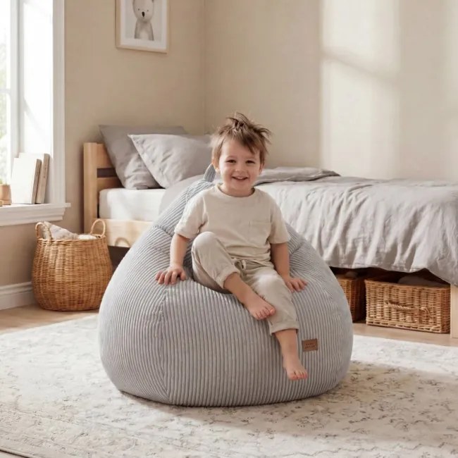 Sedací vak Comfy 1.0 sivý