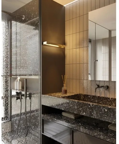 MAXLIGHT W0319 - LED Kúpeľňové nástenné svietidlo FLINK LED/18W/230V IP44 zlatá