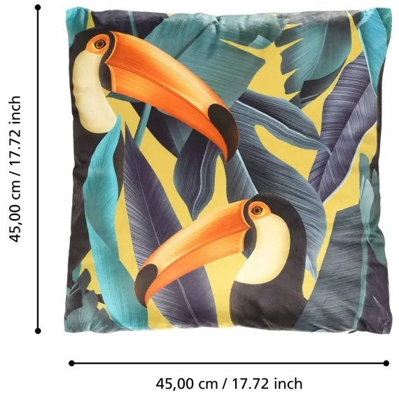 Eglo 420278 - Dekoračný vankúš MOBARA 45x45 cm pestrofarebná