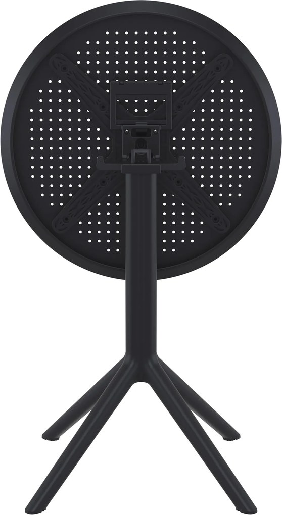 Skladací stôl Sky round - čierna