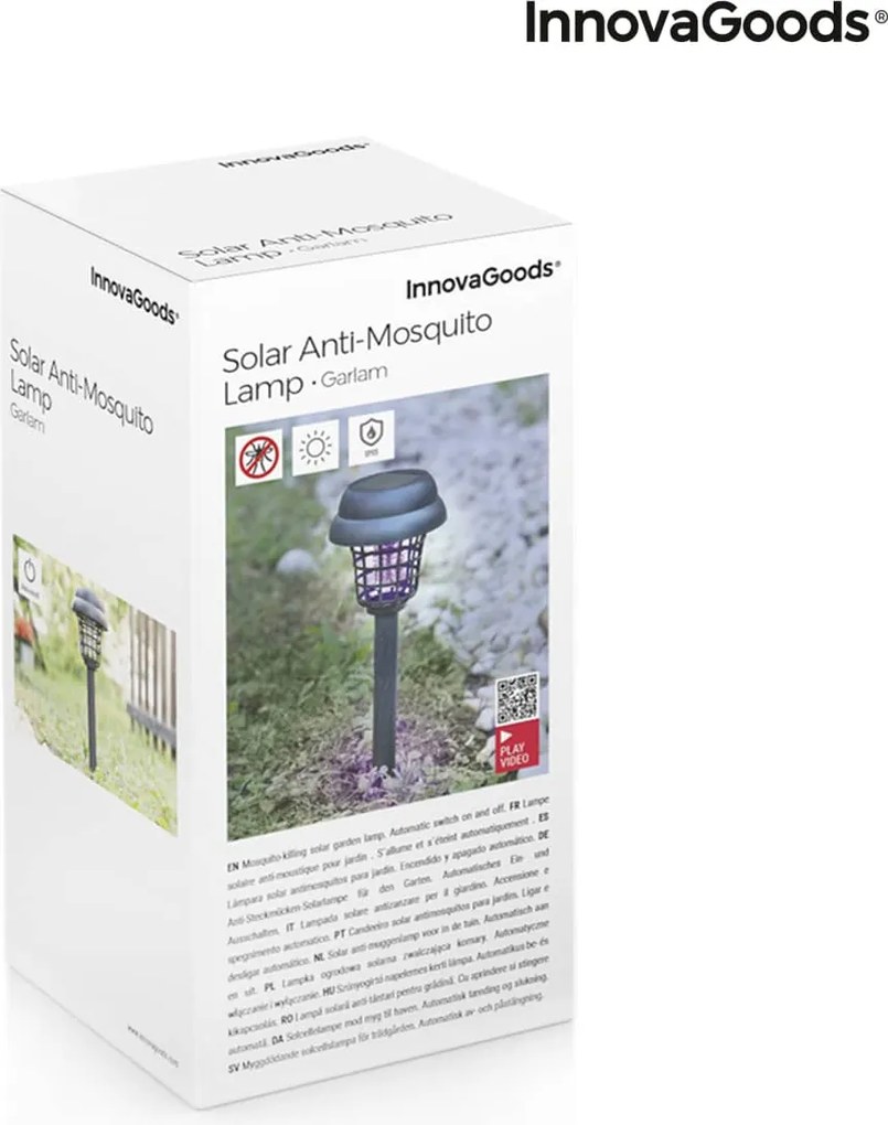 Solárna záhradná lampa proti komárom Garlam - InnovaGoods