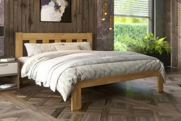 ProSpánek Celomasívna posteľ z prírodného buku Elisa, prevedenie BK1, 180x200 cm