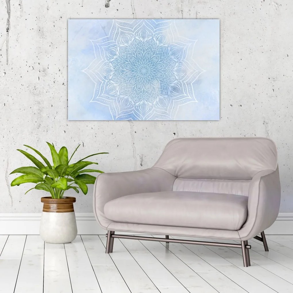 Obraz - Zimná mandala (90x60 cm)