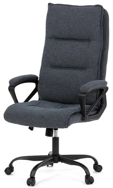 Autronic BONTEC Kancelárske kreslo, hojdací mechanizmus, čierna látka, KA-Y348 BK2 Farba: Šedá