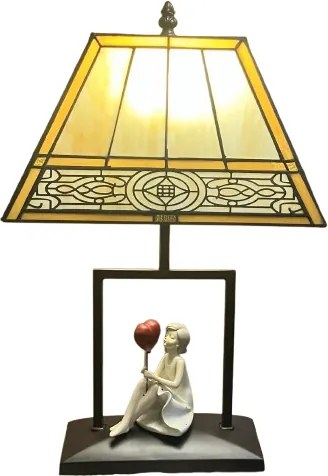Dizajn lampa Tiffany štýl svietidlo DECOLAMP SISSI 45*Ø28*16