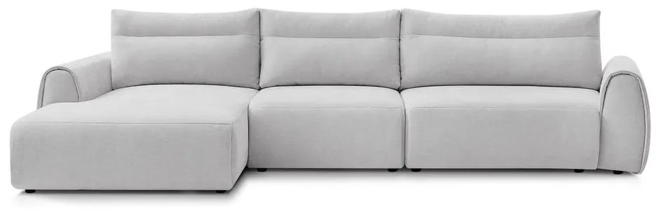 Svetlosivá rohová pohovka Aden – Bobochic Paris