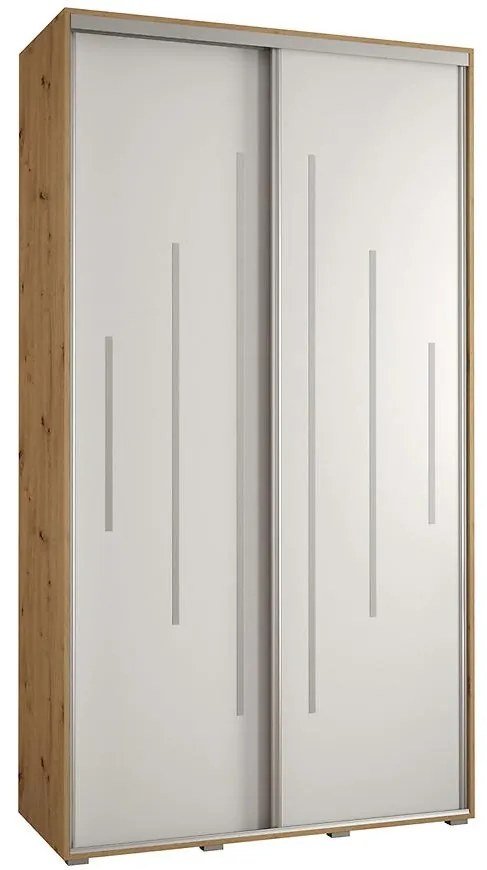 Skriňa 45 Canaris 12 140 artisan/biela/silver