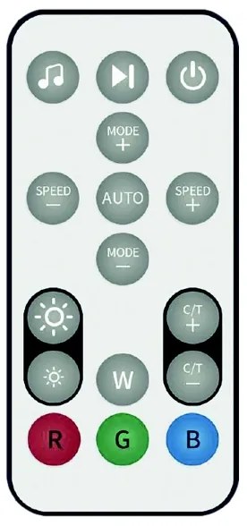 Solight WO62 - stmievateľná LED RGB lampa RAINBOW LED/18W/230V Wi-Fi Tuya + DO