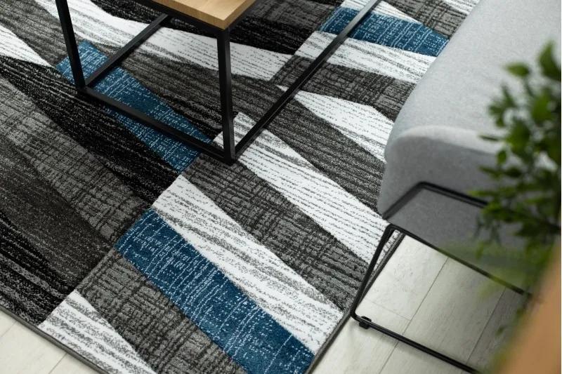 Kusový koberec ALTER Bax pruhy modrý