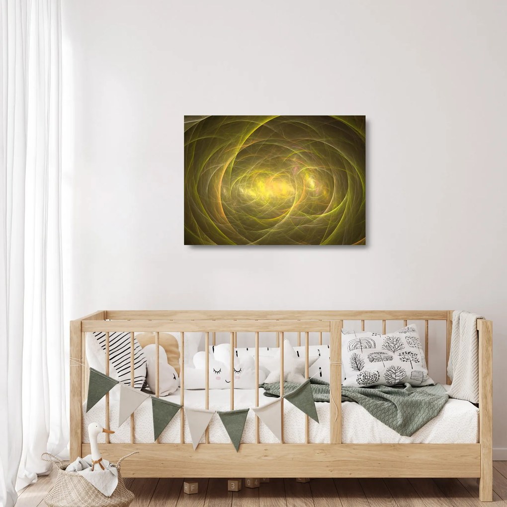 Moderný abstraktný sklenený obraz (70x50 cm)