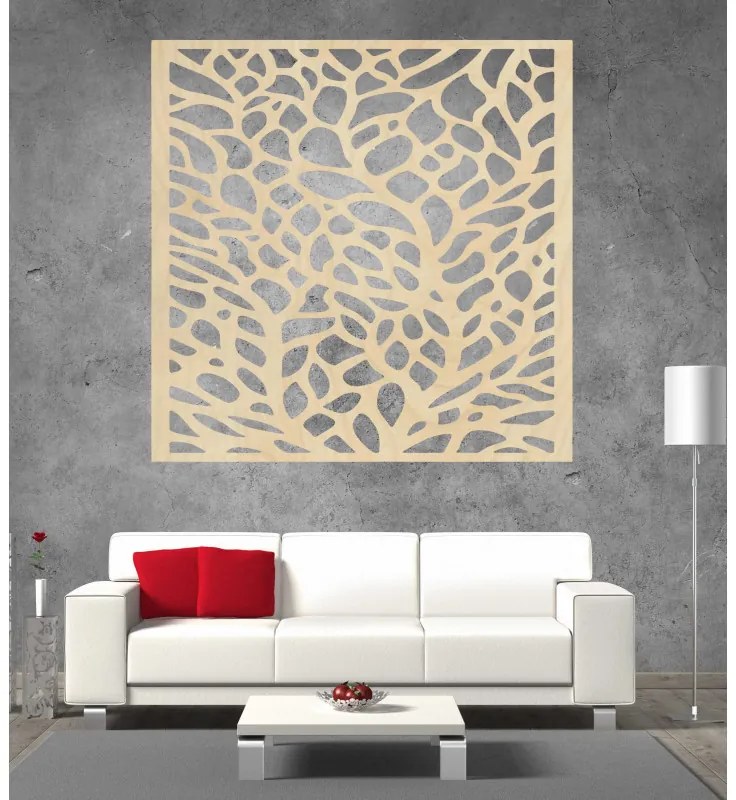 Vyrezávaný obraz na stenu z drevenej preglejky I 3D HODINY PR0273 HEU+