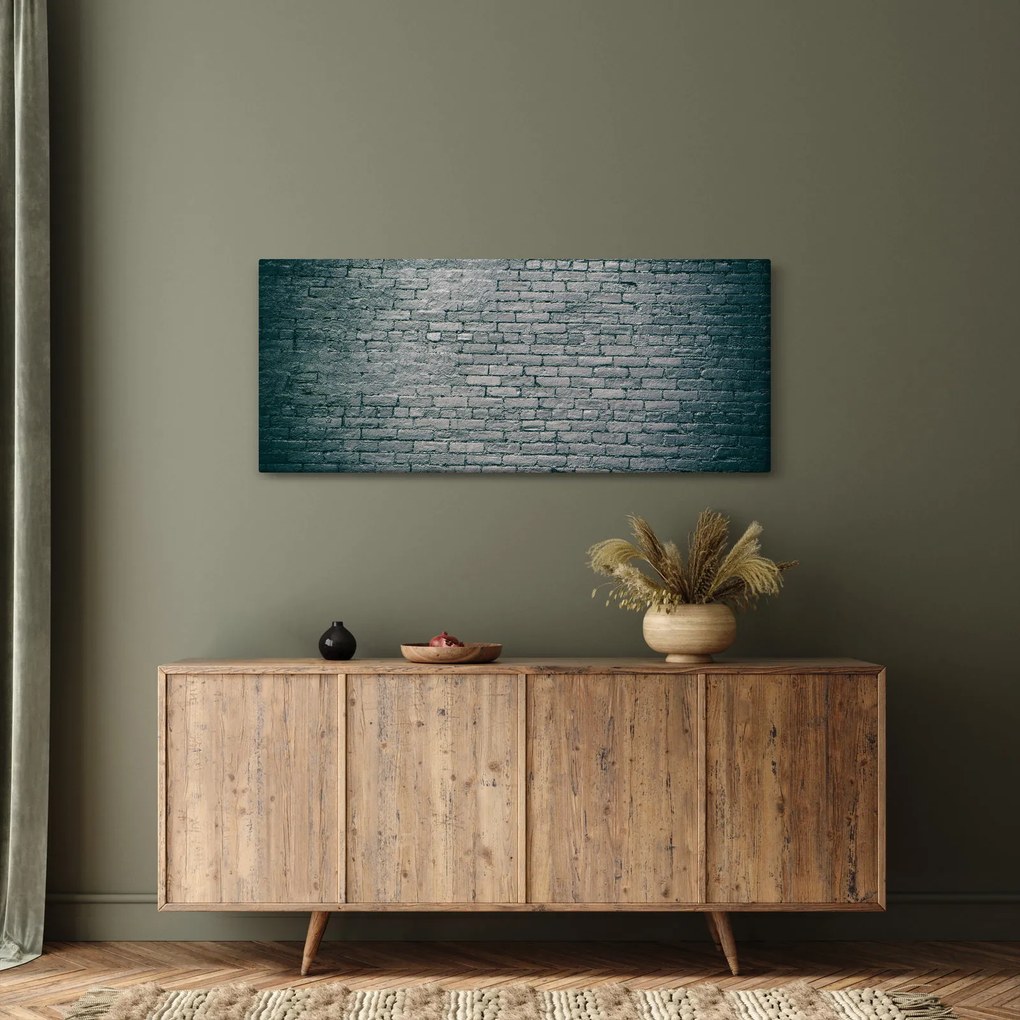 Obraz tehlovej steny (120x50 cm)