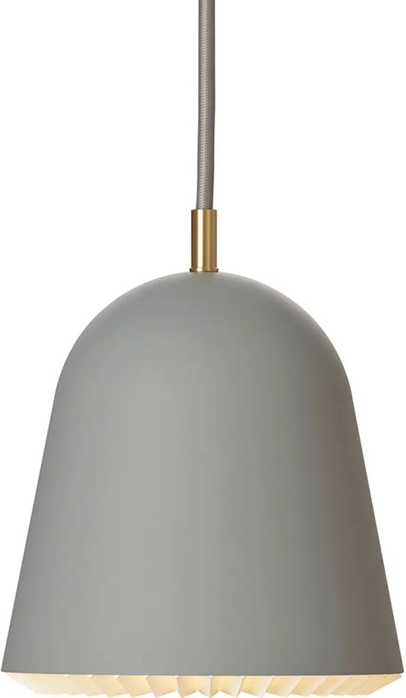 LE KLINT Caché – závesná lampa, sivá, 16 cm