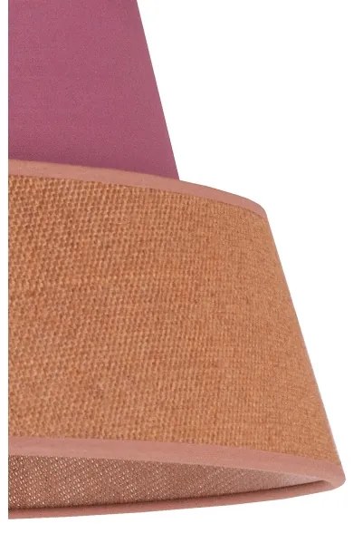 Duolla - Luster na lanku GALAXY 1xE27/40W/230V pr. 50 cm ružová