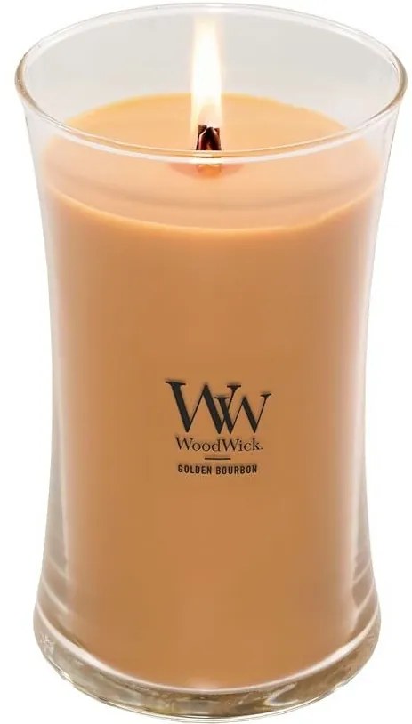 Voňavá sviečka WoodWick Large Vase Golden Bourbon,609 g