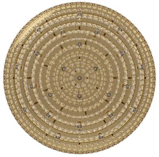 Eglo 39461 - Stropné svietidlo VALPARAISO 25xE14/40W/230V zlatá