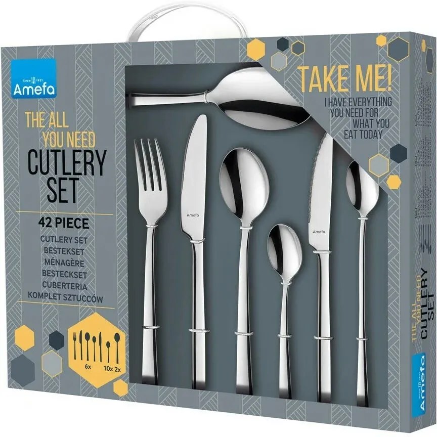 Amefa 42-dielna súprava príborov Manille All you need