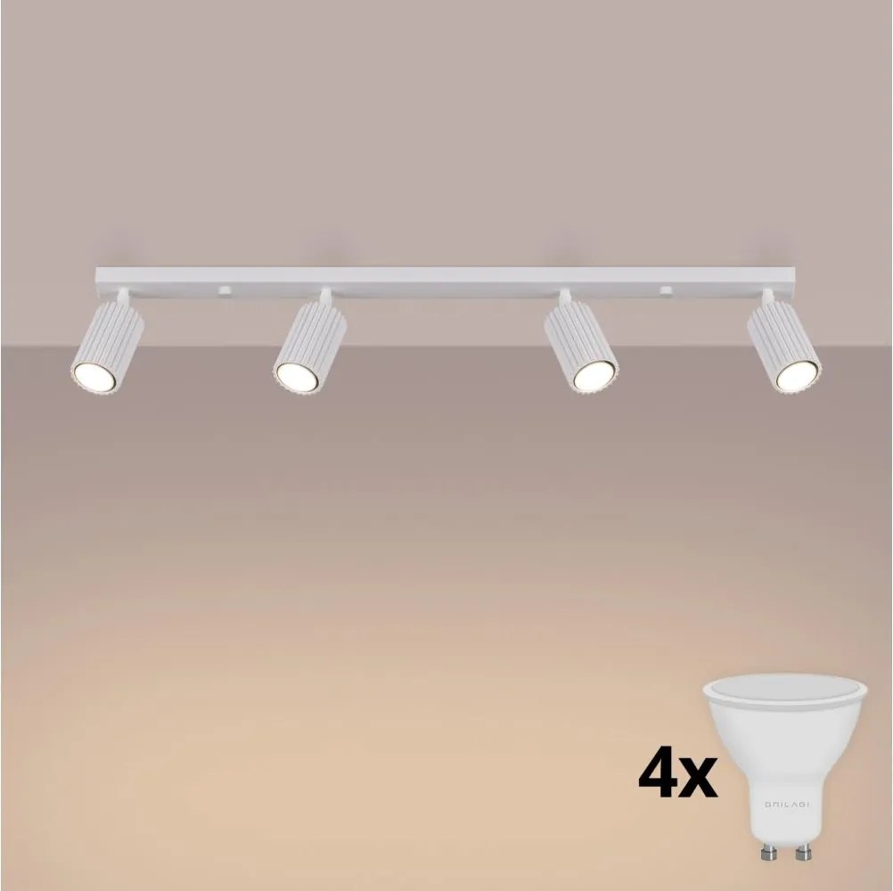 Brilagi - LED bodové svietidlo CRESTO 4xGU10/10W/230V biela