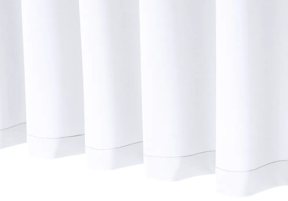 Biante Dekoračný záves Rongo RG-045 Biely 140x220 cm