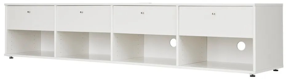 Biely TV stolík 214x45 cm Mistral – Hammel Furniture