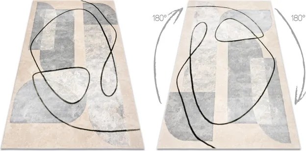 Koberec ALLURE 9980 béžový / zelený