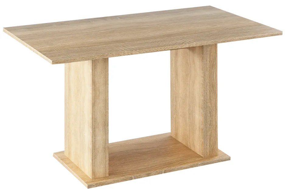 Jedálenský stôl, dub sonoma, 138x79 cm, LENOTO