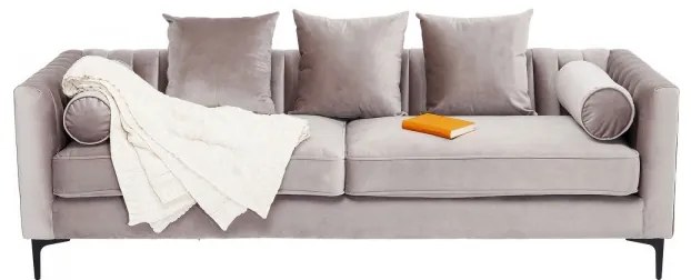Pohovka Variete 3 miestna šedá 68 × 221 × 87 cm