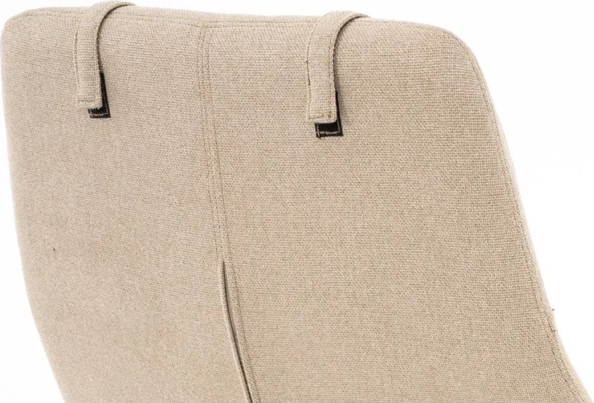 Hojdacie kreslo Galileo, béžová tkanina