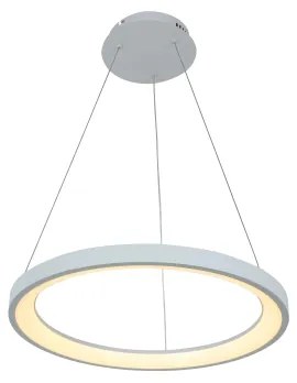 Brilagi - LED stmievateľný luster na lane FALCON SLIM LED/42W/230V pr. 50 cm biely + diaľkové ovládanie