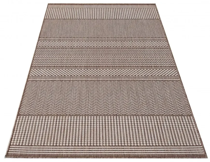 Škandinávsky svetlo hnedý koberec s jemným vzorovaním Šírka: 80 cm | Dĺžka: 150 cm