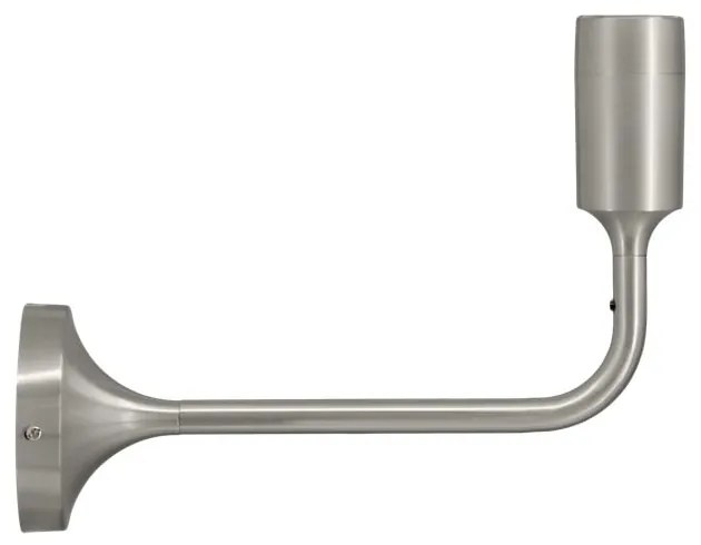 Kovové nástenné svietidlo bez tienidla v striebornej farbe Santé – UMAGE