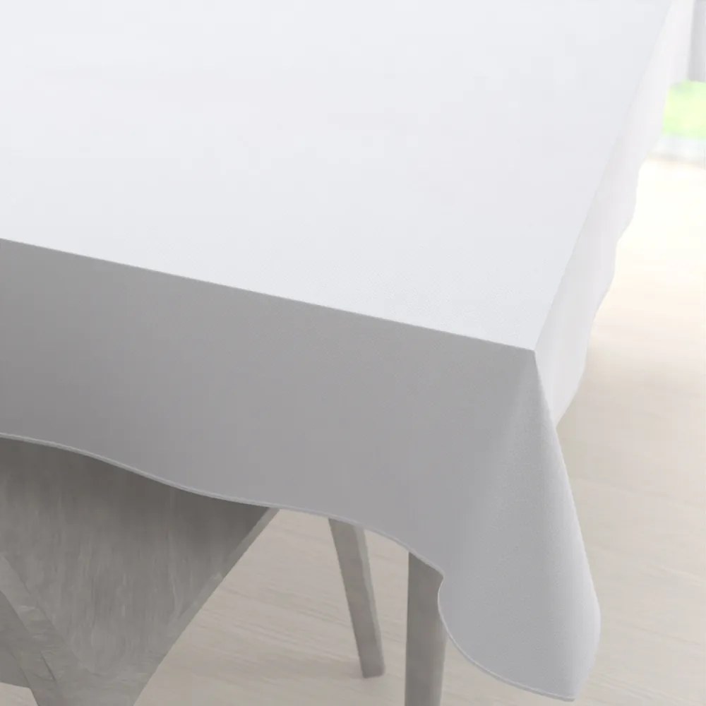 Biante Teflónový obdĺžnikový obrus TF-068 Biely bez vzoru 60x100 cm