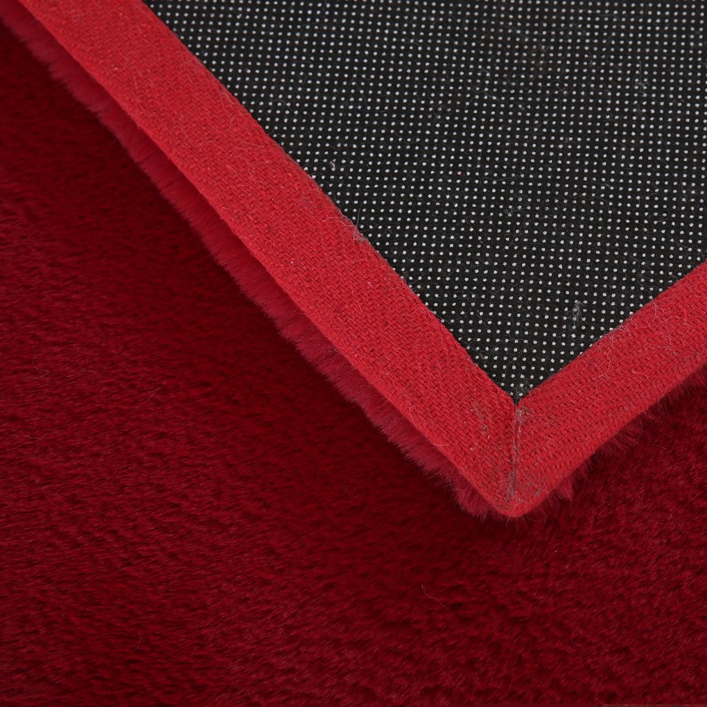 Ayyildiz, Koberec behúň Pouffy 5100 Red, 80x250, červená, obývacia izba