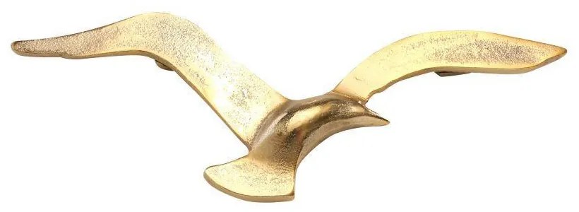 Kovová dekorácia na stenu Gold Birds 13x35 cm + 12x40 cm