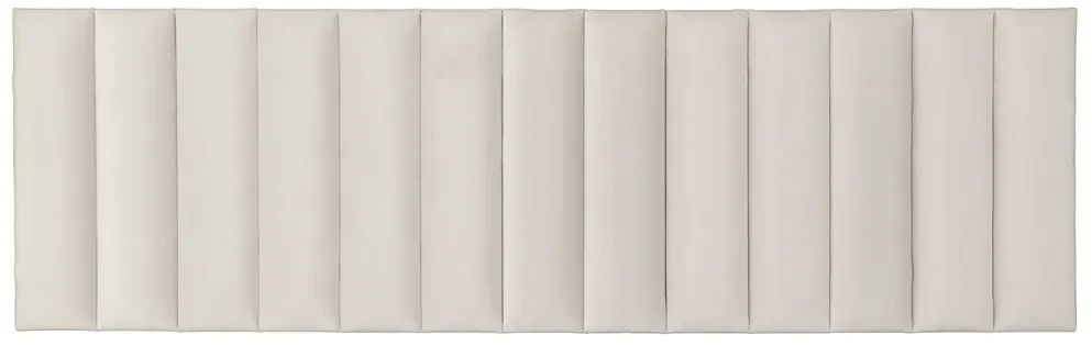 Čalúnený nástenný panel FRAME PAROS 15x60 cm Farba: Krémová