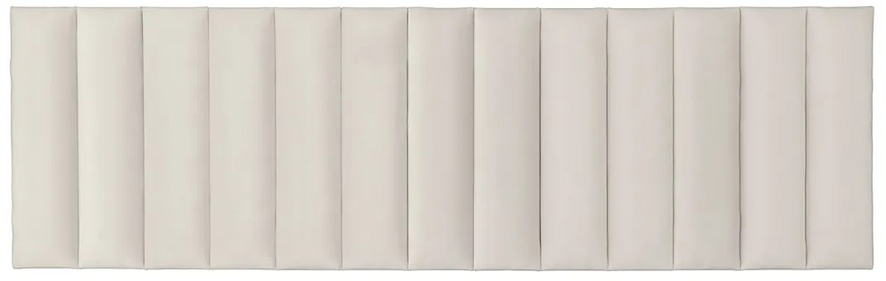 Čalúnený nástenný panel FRAME PAROS 15x60 cm Farba: Svetlosivá