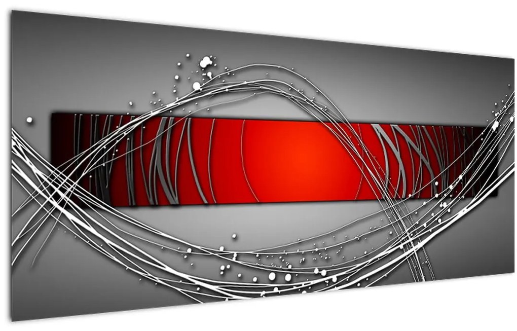 Abstraktný obraz (120x50 cm)
