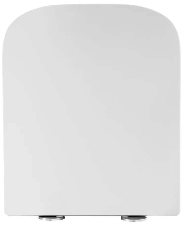 Gamma Venice, toaletné WC sedátko 435x362mm z duroplastu s pomalým zatváraním, biela, GMA-VENICE