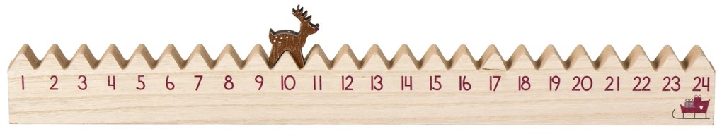 Ib Laursen Adventný kalendár Walking Reindeer 50 cm