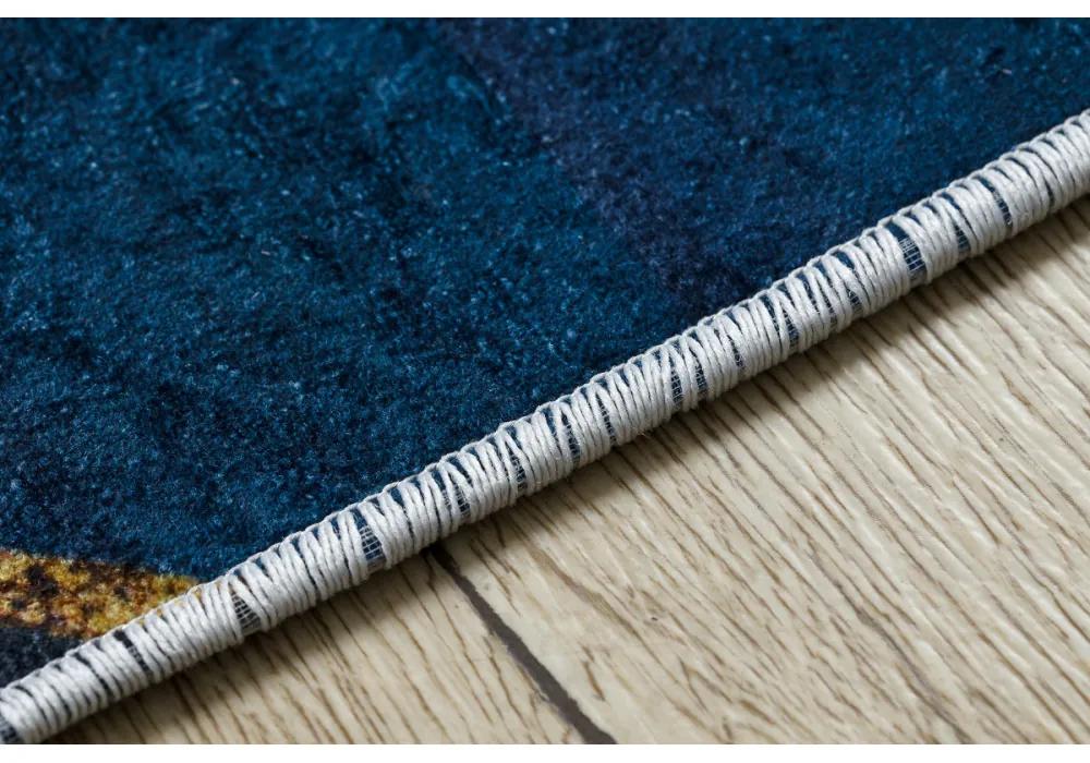 Kusový koberec Aluma modrý 120x170cm