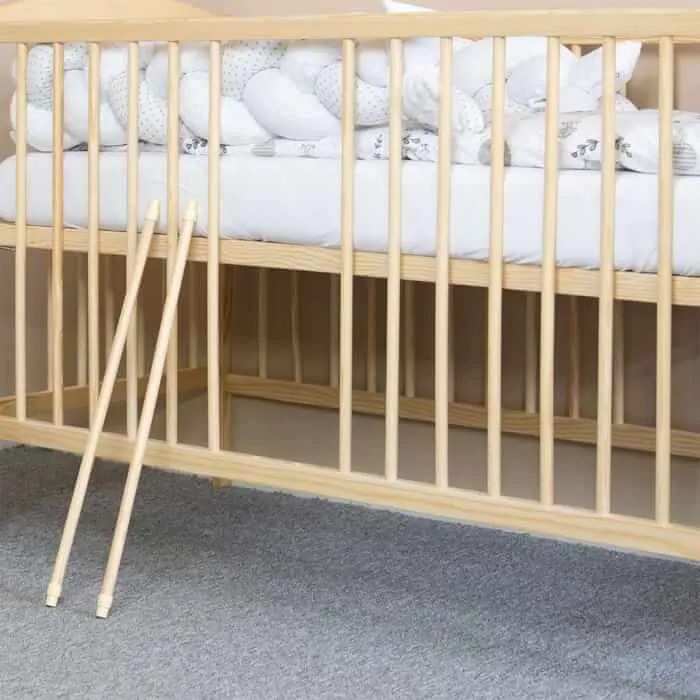 Detská postieľka PETER prírodná