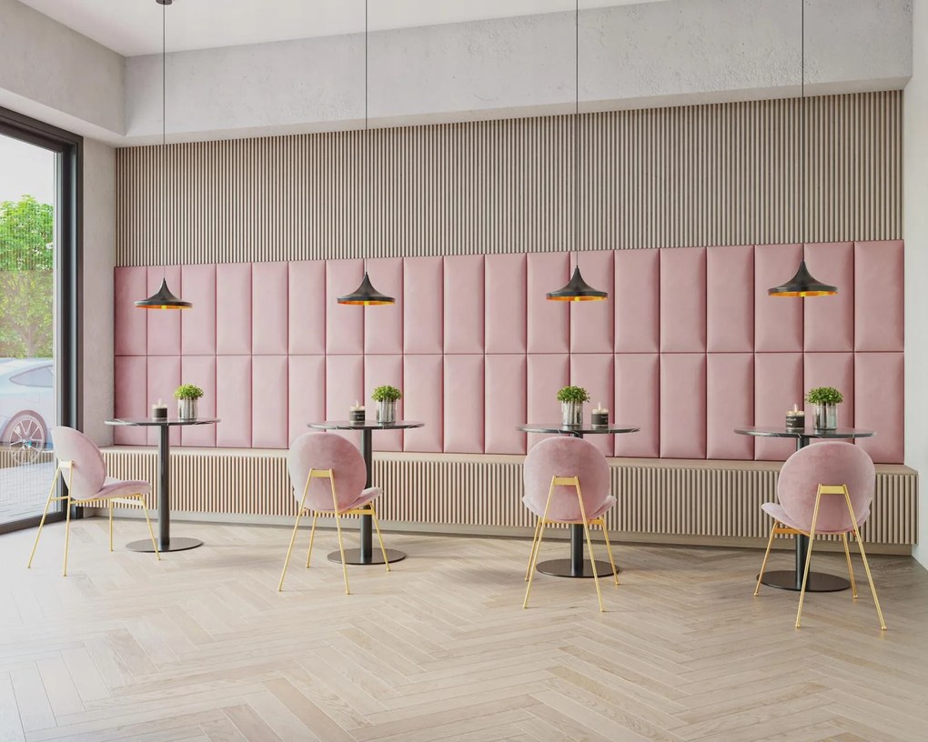 Čalúnený panel na stenu TRINITY - 70x30 cm (viac farieb)