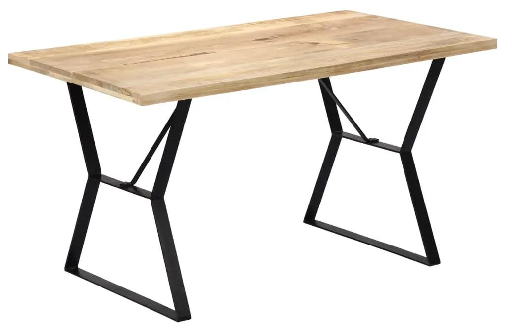 Jedálenský stôl z mangového dreva 140x80x76 cm