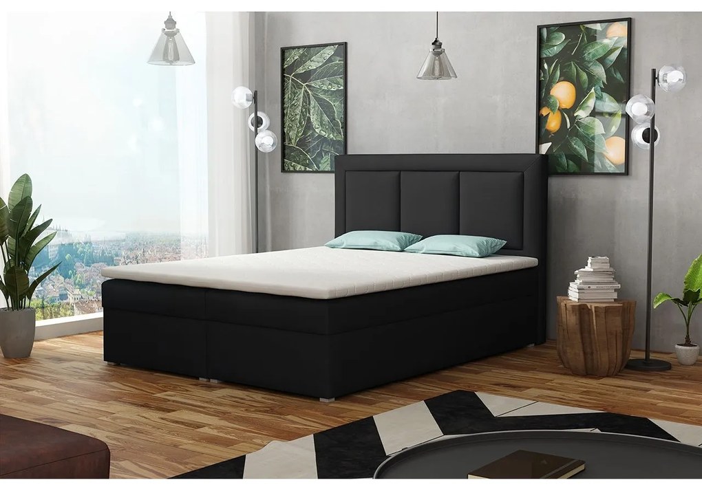 Kontinentálna posteľ Koay Box, Rozmer postele: 140x200, Dostupné poťahy: Victoria 14 868