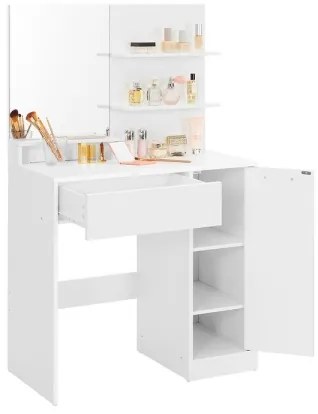 Toaletný stolík AURORA biely