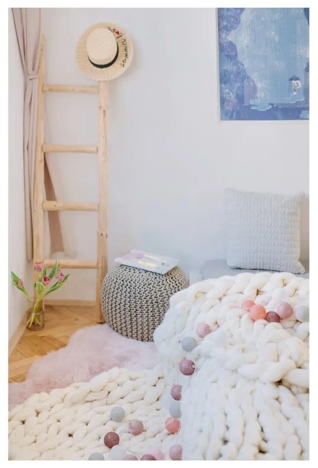 Biela svetelná reťaz s LED žiarovkami Bonami Essentials, 30 svetiel