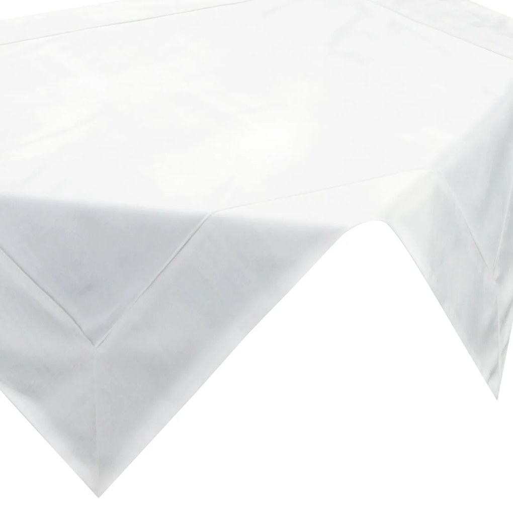OBRUS VELVET 85X85 CM BIELY